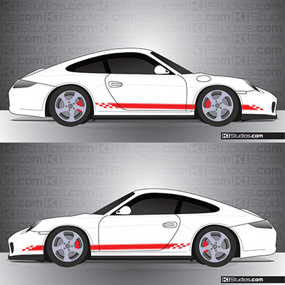 Porsche 997 Carrera Stripe Kit 004