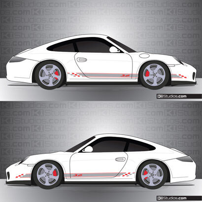 Porsche 997 Carrera Stripe Kit 005