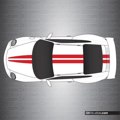 Porsche 997 GT3 Stripe Kit 007