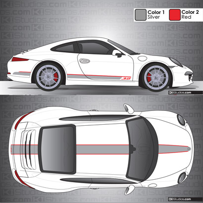 Porsche 991 Carrera Stripe Kit 001