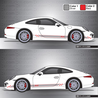 Porsche 991 Carrera Stripe Kit 005