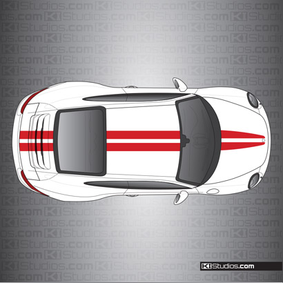Porsche 991 Carrera Stripe Kit 007