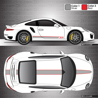 Porsche 991 Turbo Stripe Kit 001