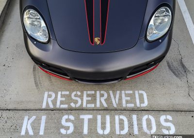 KI Studios Porsche Black Headlight Trim Vinyl