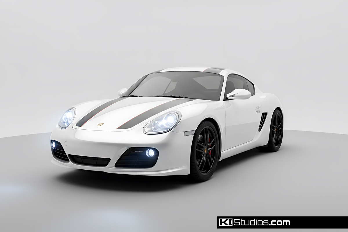 Porsche 987 Cayman 911R Style Stripes V2 by KI Studios