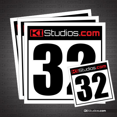 KI Studios Racing Number Plates
