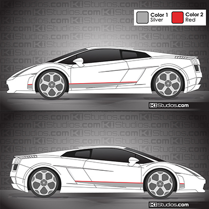 Lamborghini Gallardo Stripe Kit 007