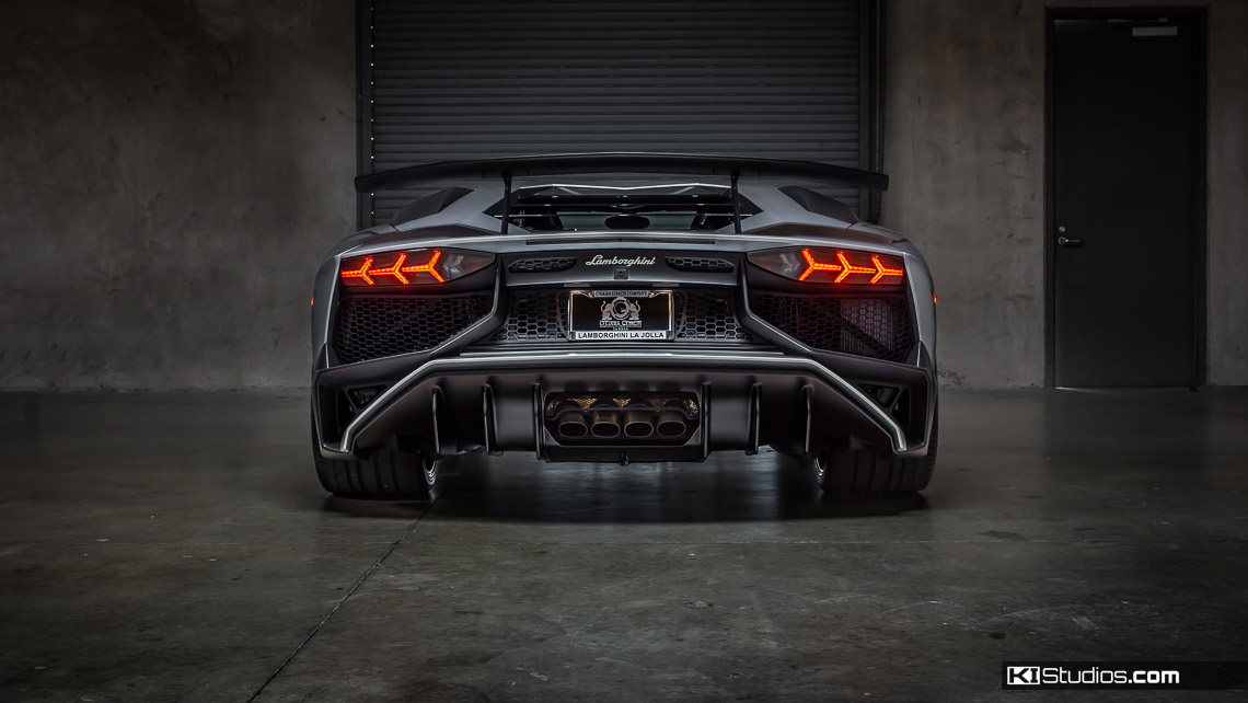 Lamborghini Aventador SV Rear End - Xpel Clear Bra