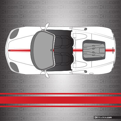Ferrari 360 Spider Stripe Kit 002