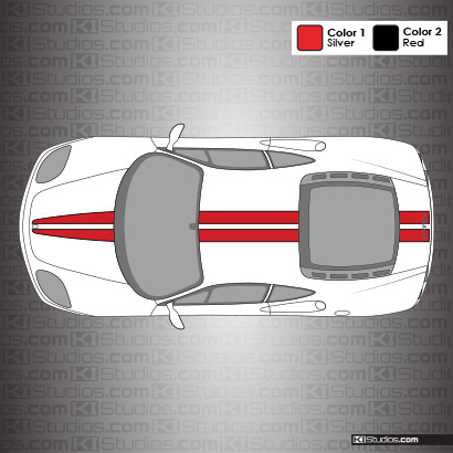 Ferrari 360 Modena Stripe Kit 001 - Accent Color