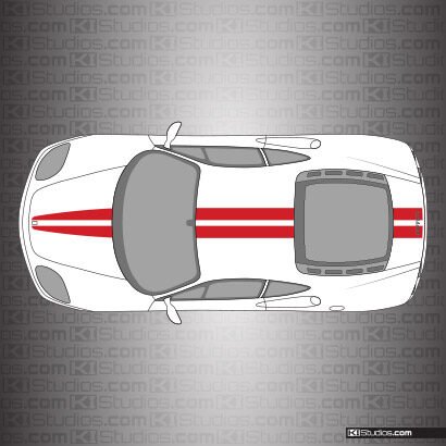 Ferrari 360 Modena Stripe Kit 001 - Single Color