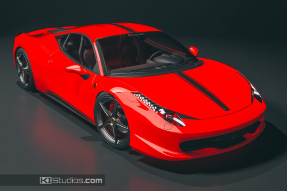 Ferrari 458 Italia Stripe Kit 002 - KI Studios