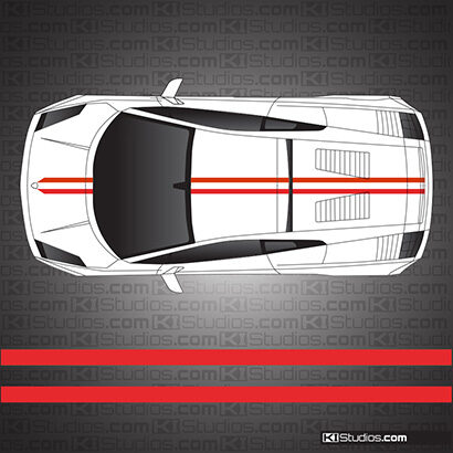 Lamborghini Gallardo Stripe Kit 005 - KI Studios Car Wraps