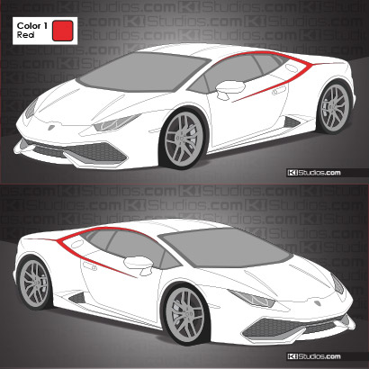 Lamborghini Huracan Stripe Kit 010 - Accents