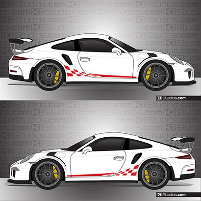 Porsche 991 GT3 RS Stripe Kit 002