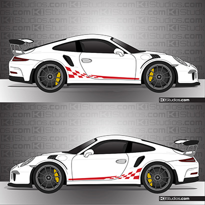 Porsche 991 GT3 RS Stripe Kit 002