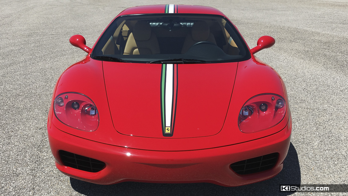 Ferrari 360 Stripes - Italian Flag Colors