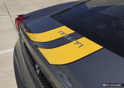 Ferrari F430 Scuderia Stripe Kit Rear Section