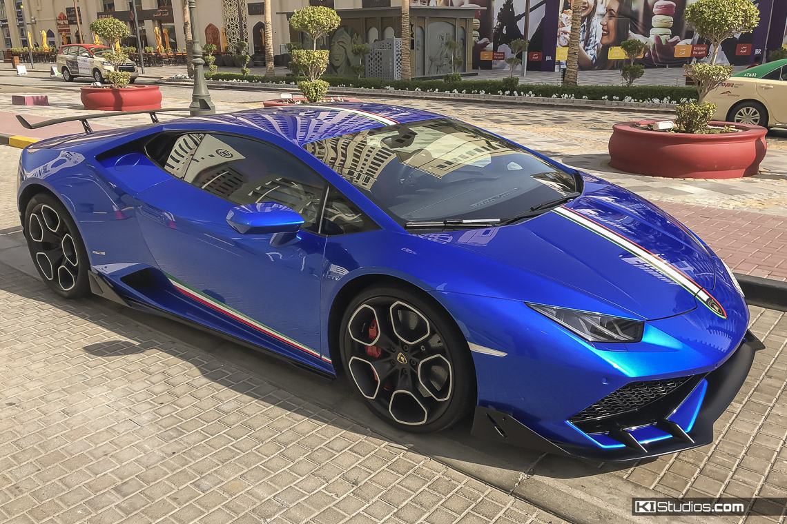 Lamborghini Huracan Italian Theme Stripes - KI Studios