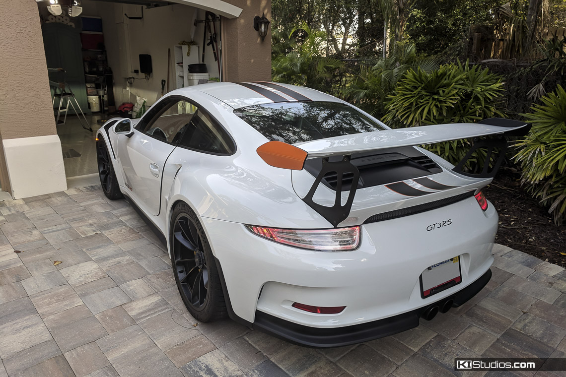 Porsche 991 GT3 RS Top Stripes Rear - KI Studios