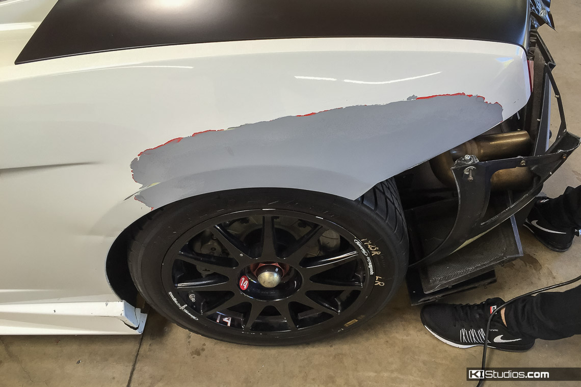 Lamborghini Gallardo Super Trofeo Color Change Racing Damage