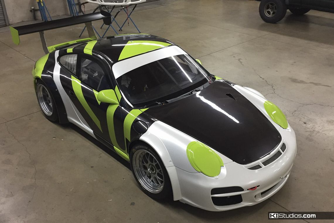 Wrap Process - Porsche 911 GT3 Cup Car