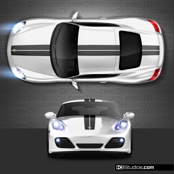 Porsche 911 Exclusive Edition Stripes for Porsche 987 Cayman - Kit 010.