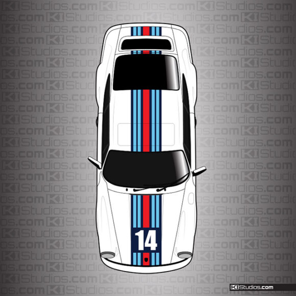Porsche 964 Stripe Kit 001 - KI Studios