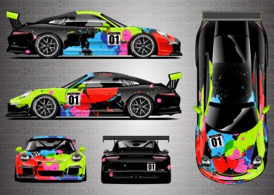 Porsche Livery - Cup Car Jackson by KI Studios - Full Layout