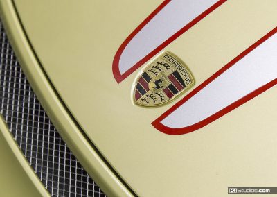 Porsche Badge with Stripes