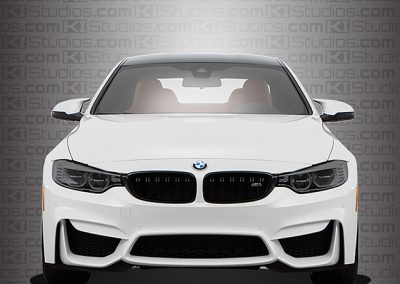 BMW M4 Headlight Film Dark Smoke - KI Studios