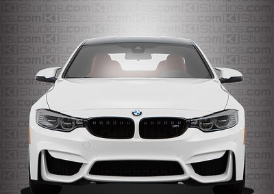 BMW M4 Headlight Film Light Smoke - KI Studios