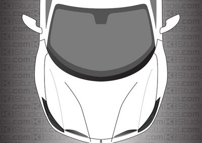 Ferrari 488 GTB Dark Headlight TInt by KI Studios