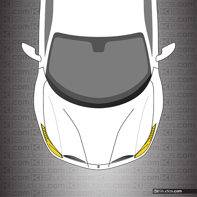 Ferrari 488 GTB Yellow Headlights