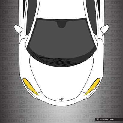 McLaren 570S Yellow Headlight Film by KI Studios