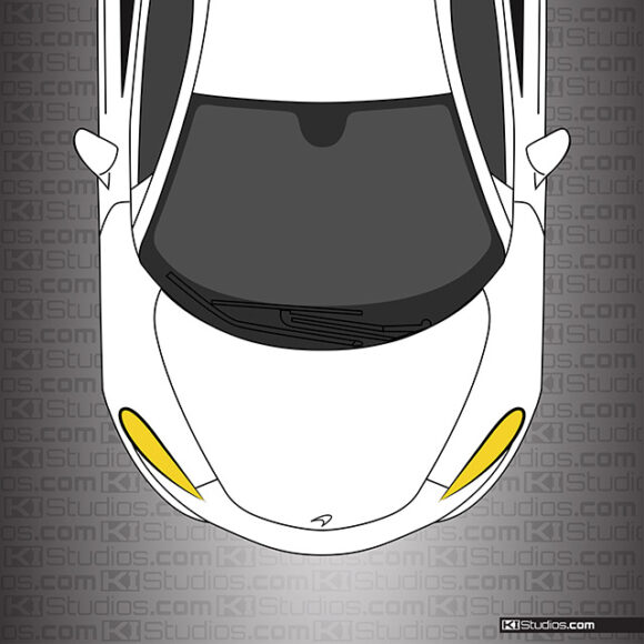McLaren 570S Yellow Headlight Film by KI Studios