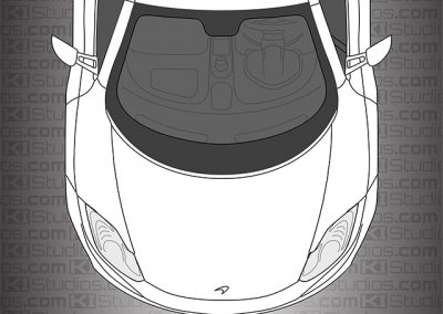 McLaren MP4-12C Clean Headlight Protection Film by KI Studios