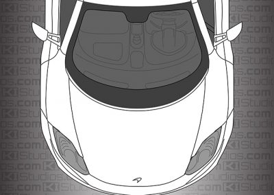McLaren MP4-12C Light Smoke Headlight Tint and Protection