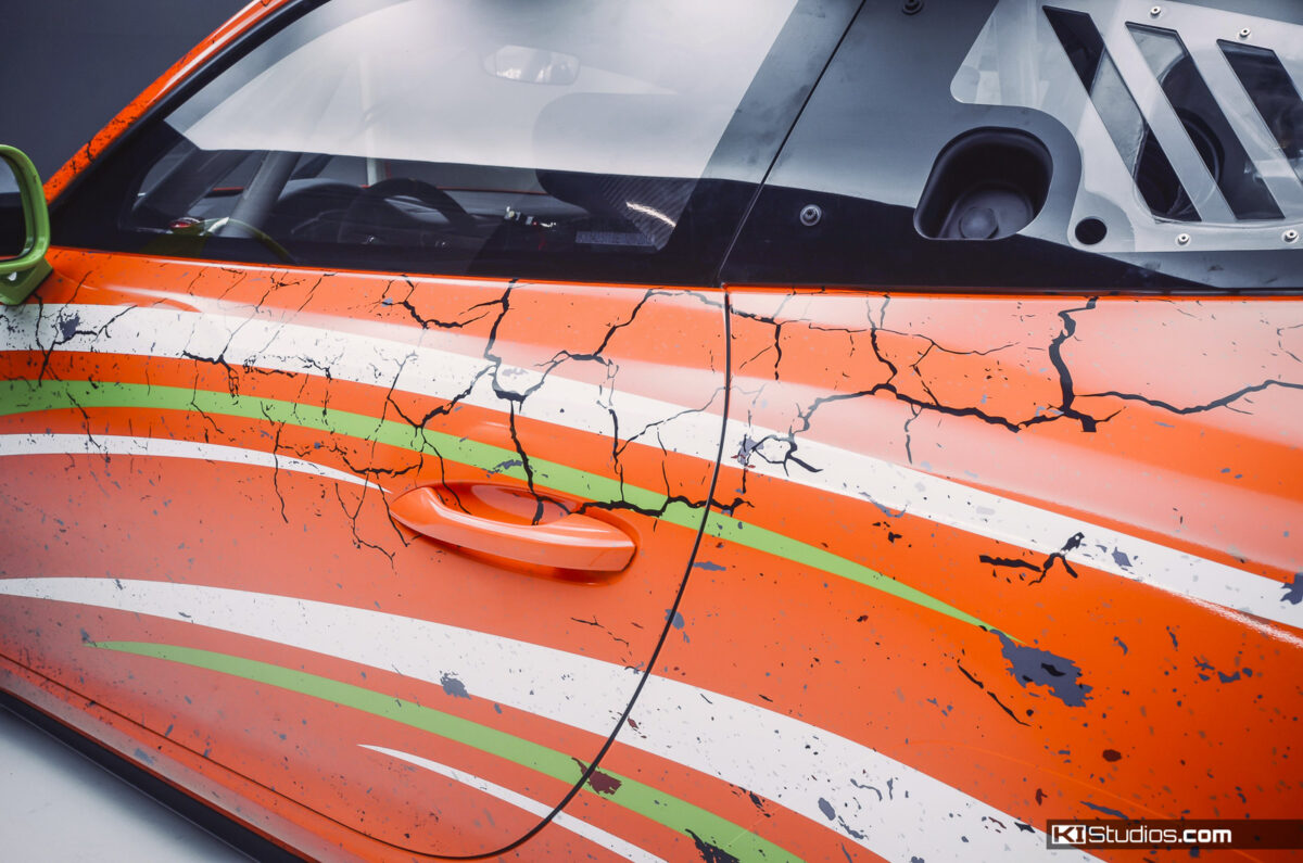 KI Studios Porsche 991 GT3 Arid Livery Close Up