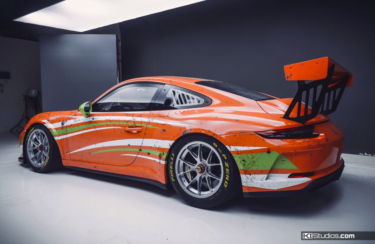 Porsche 991 GT3 Cup Car Racing Livery by KI Studios - Arid Livery