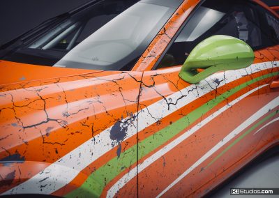 Porsche 991 GT3 Cup Distressed Racing Livery by KI Studios