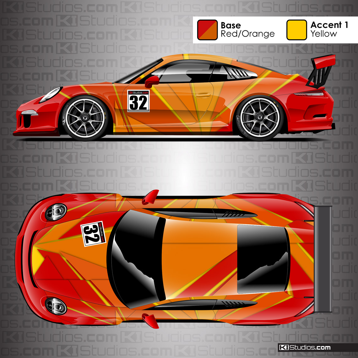 Porsche 911 Cup Racing Livery - Rift by KI Studios