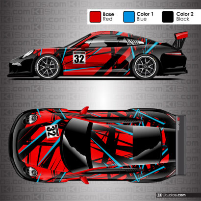 Porsche Cup Racing Livery "Shredded" by KI Studios