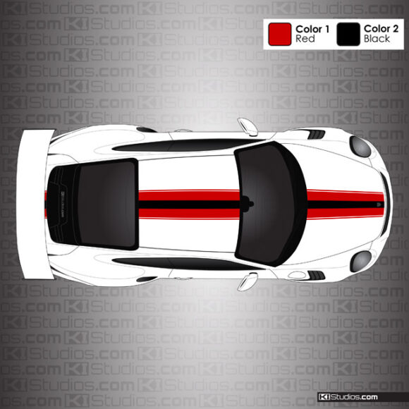 Porsche 991 GT3 RS KI Studios Stripe 014