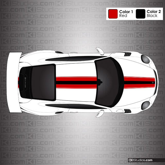 Porsche 991 GT3 RS KI Studios Stripe 014