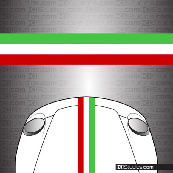 KI Studios Italian Flag Universal Stripes