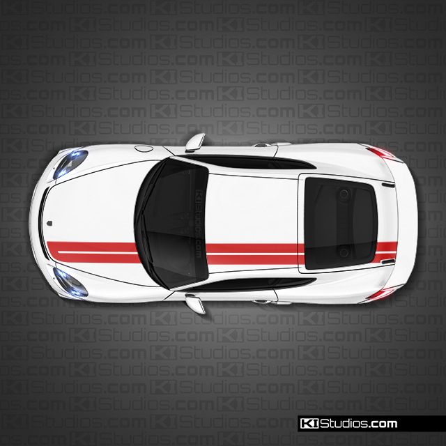 Porsche 718 GT4 Stripe kit 010
