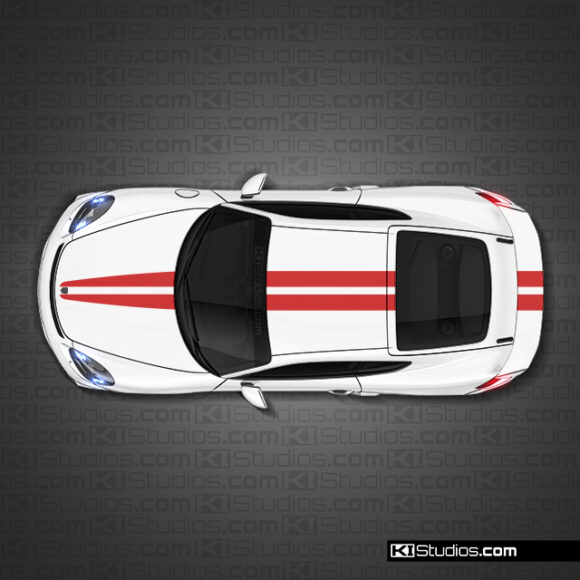 Porsche 718 GT4 Racing Stripes