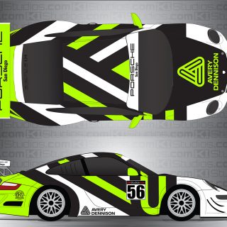 Avery Porsche GT3 Cup Livery Design Concept
