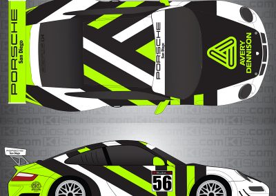 Avery Porsche GT3 Cup Livery Design Concept